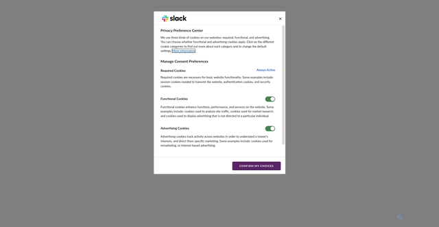 Security scan screenshot of https://starlingdevs.slack.com