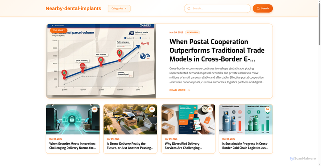 Security scan screenshot of https://nearby-dental-implants.com