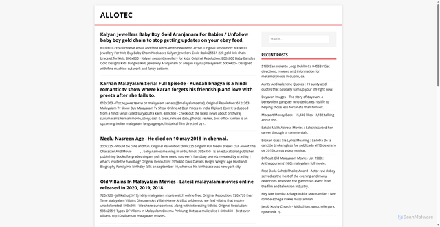 Security scan screenshot of https://salletec.pages.dev/page/2/