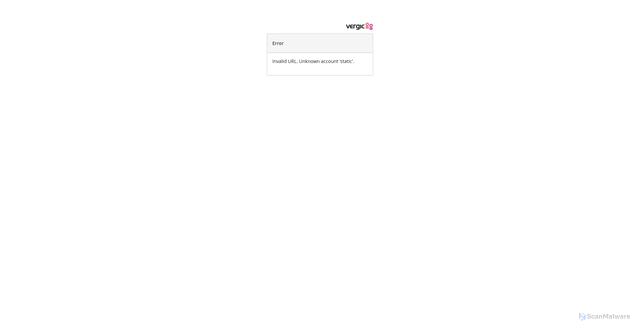 Security scan screenshot of https://static.vergic.com