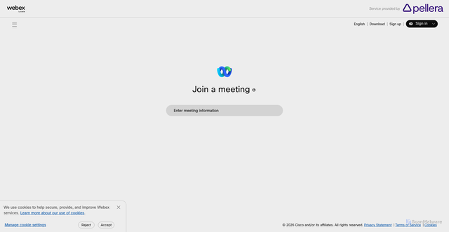Security scan screenshot of https://mtait.webex.com
