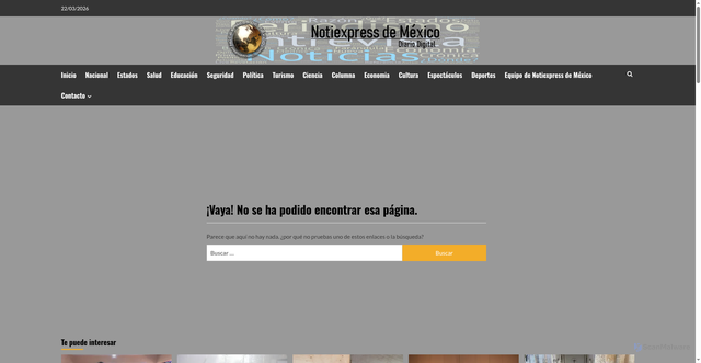 Security scan screenshot of https://notiexpressdemexico.com/products/Donruss-41-Erling-Haaland-FIFA-Soccer-Trading-Card-Norway/858077