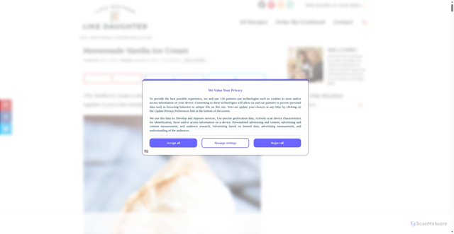 Security scan screenshot of https://lmld.org/vanilla-ice-cream/