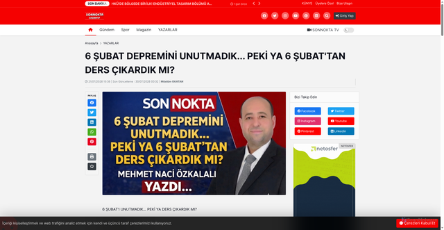 Security scan screenshot of http://gaziantepsonnokta.com/post/6-subat-depremini-unutmadik-peki-ya-6-subat-tan-ders-cikardik-mi