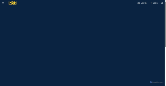 Security scan screenshot of https://ikonpass.com