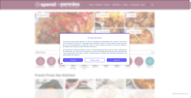Security scan screenshot of https://spendwithpennies.com
