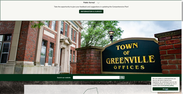 Security scan screenshot of https://towngreenvillegreenecony.gov/