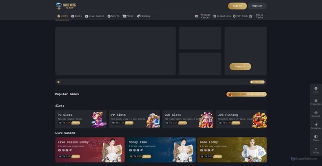 Security scan screenshot of http://tcyl3.top/