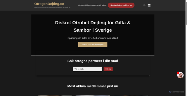 Security scan screenshot of https://otrogendejting.se