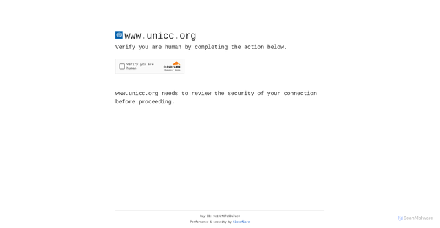 Security scan screenshot of https://unicc.org