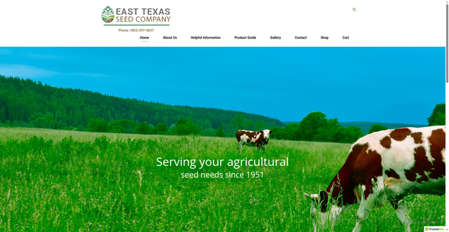 Security scan screenshot of http://www.easttexasseedcompany.com/