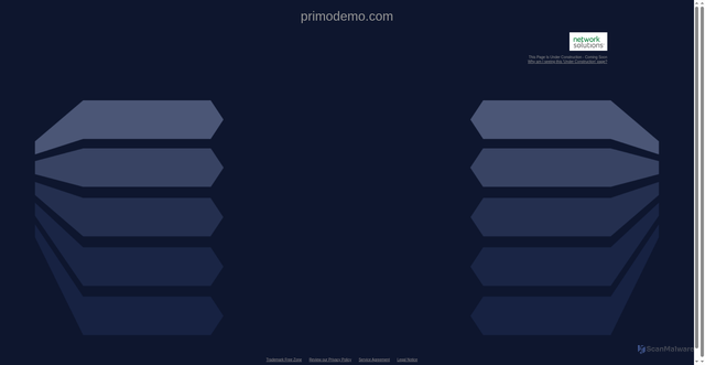 Security scan screenshot of http://www.primodemo.com/product/napoli/twin/