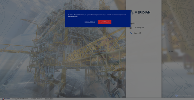 Security scan screenshot of https://ftp-edm-jnj-raritan-nfp.meridiancloud.net
