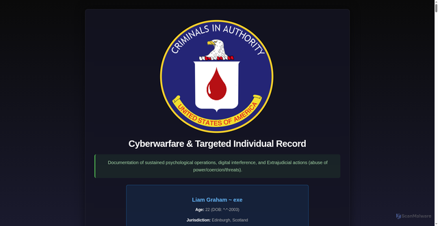 Security scan screenshot of http://vile.sh
