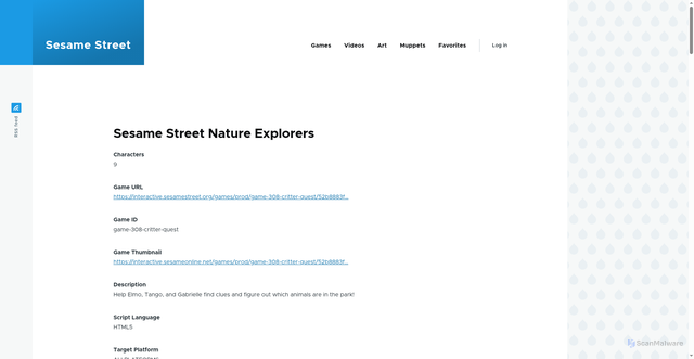 Security scan screenshot of https://cms.sesamestreet.org