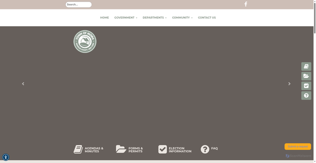 Security scan screenshot of https://townofmoirany.gov/