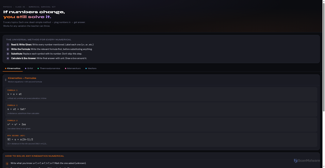Security scan screenshot of https://vanshu-physics-numerical-kit-st9jtcx8nj.edgeone.app/