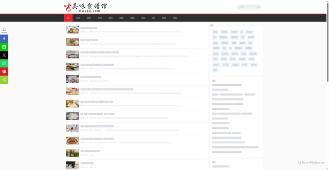 Security scan screenshot of https://mwspg.com