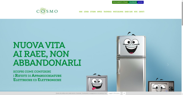 Security scan screenshot of https://www.cosmocasale.it/
