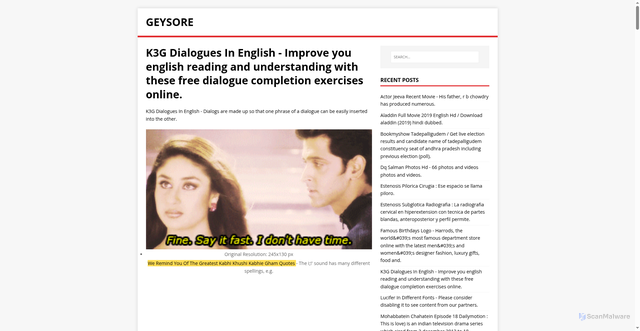 Security scan screenshot of https://resoyek.pages.dev/posts/k3g-dialogues-in-english/