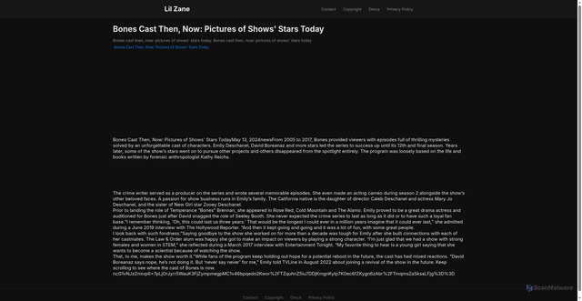 Security scan screenshot of https://mimpidigitalvision-dptqn5rknco5.edgeone.app/bones-cast-then-now-pictures-of-shows-stars-today.html