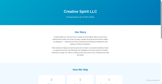 Security scan screenshot of http://yourcreativespirit.com/