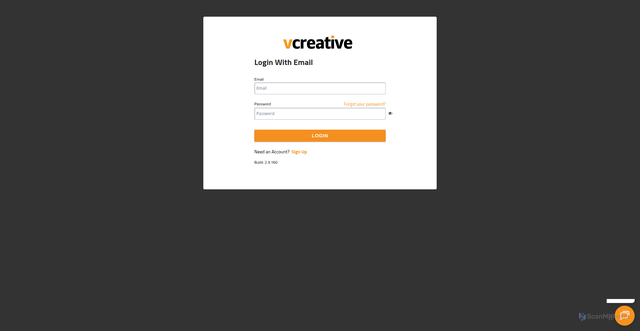 Security scan screenshot of https://vcreative.net