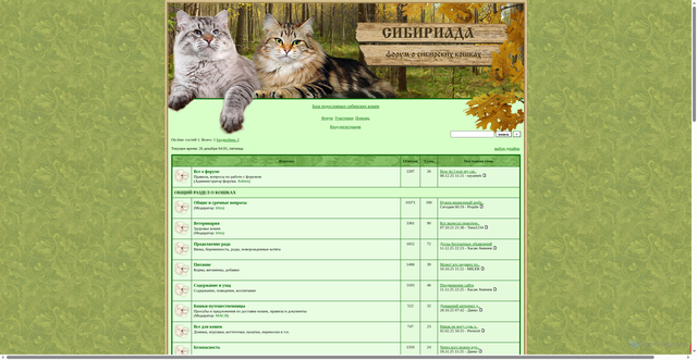 Security scan screenshot of https://siberians.forum24.ru
