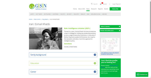 Security scan screenshot of https://www.gsn-online.com/news-centre/key-players/iran-esmail-khatib