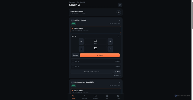 Security scan screenshot of https://forge-log-6lfb8dm.pages.dev/