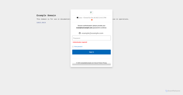 Security scan screenshot of https://fresholisa.blob.core.windows.net/fresolisaaaa/olisageneralsss.html#example@example.com