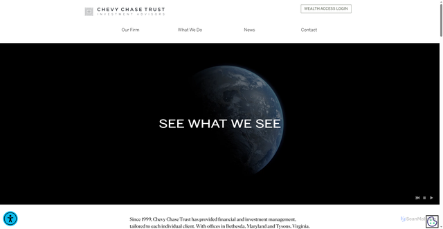 Security scan screenshot of https://chevychasetrust.com/