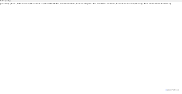 Security scan screenshot of https://analytics.community-scripts.org/api/site/tracking-config/d37d48faa8cd