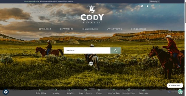 Security scan screenshot of https://codywy.gov/
