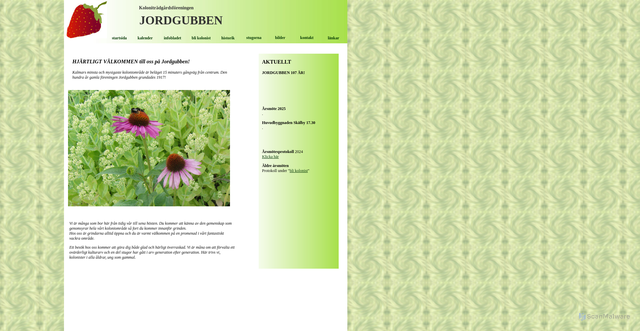 Security scan screenshot of https://kolonijordgubben.se