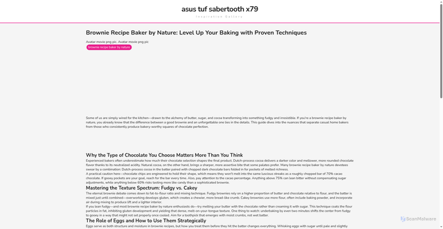 Security scan screenshot of https://terasinspiratifvision-dpjj88ku1r5n.edgeone.app/brownie-recipe-baker-by-nature.html
