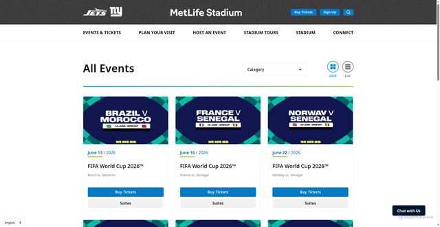 Security scan screenshot of https://www.metlifestadium.com/events