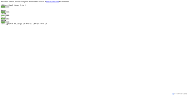 Security scan screenshot of https://shared1.ad-lister.co.uk