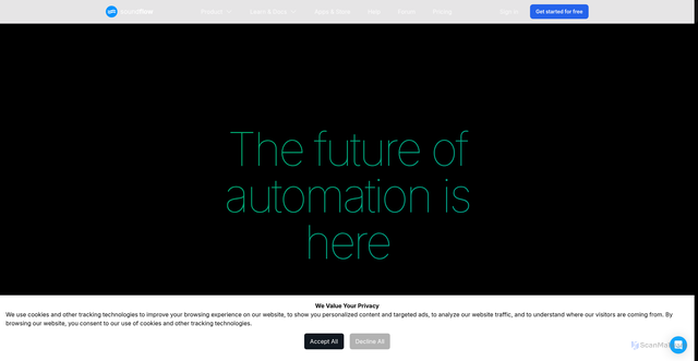 Security scan screenshot of https://soundflow.org
