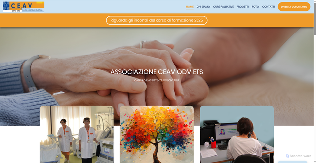 Security scan screenshot of https://www.ceavodv.org/