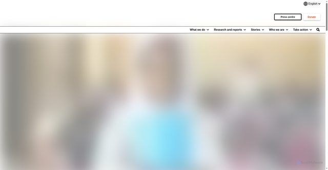 Security scan screenshot of https://www.unicef.org/