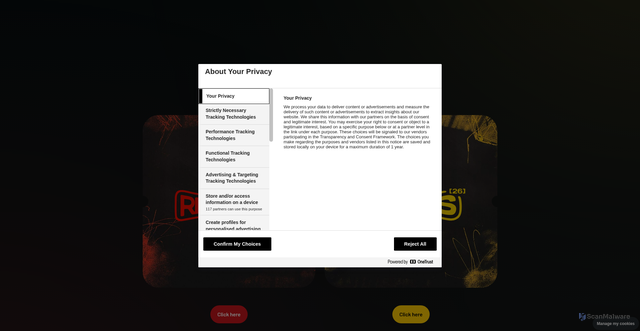 Security scan screenshot of https://www.readingandleedsfestival.com/