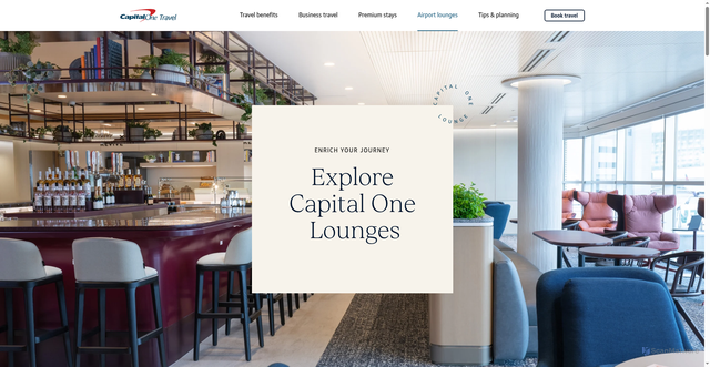 Security scan screenshot of https://capitalonetravel.com/airport-lounges