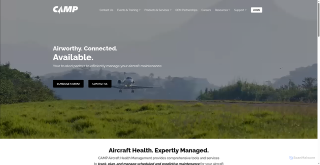Security scan screenshot of https://auth.campsystems.com