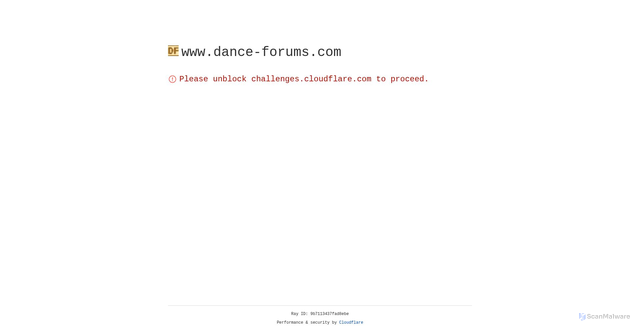 Security scan screenshot of https://www.dance-forums.com