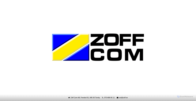 Security scan screenshot of https://zoff.se