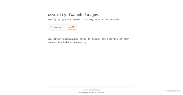 Security scan screenshot of https://www.cityofwauchula.gov/
