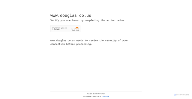 Security scan screenshot of https://www.douglas.co.us/