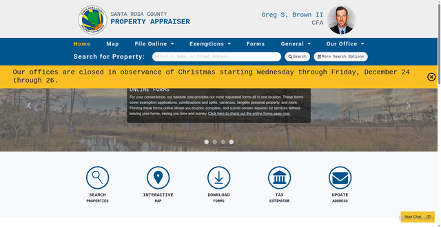 Security scan screenshot of https://srcpa.gov/