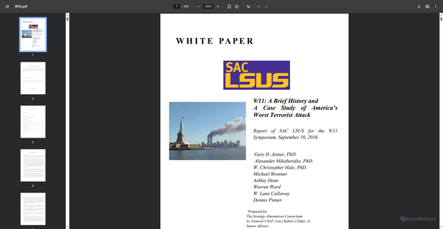 Security scan screenshot of https://www.lsus.edu/Documents/SAC%20LSUS/WH3.pdf